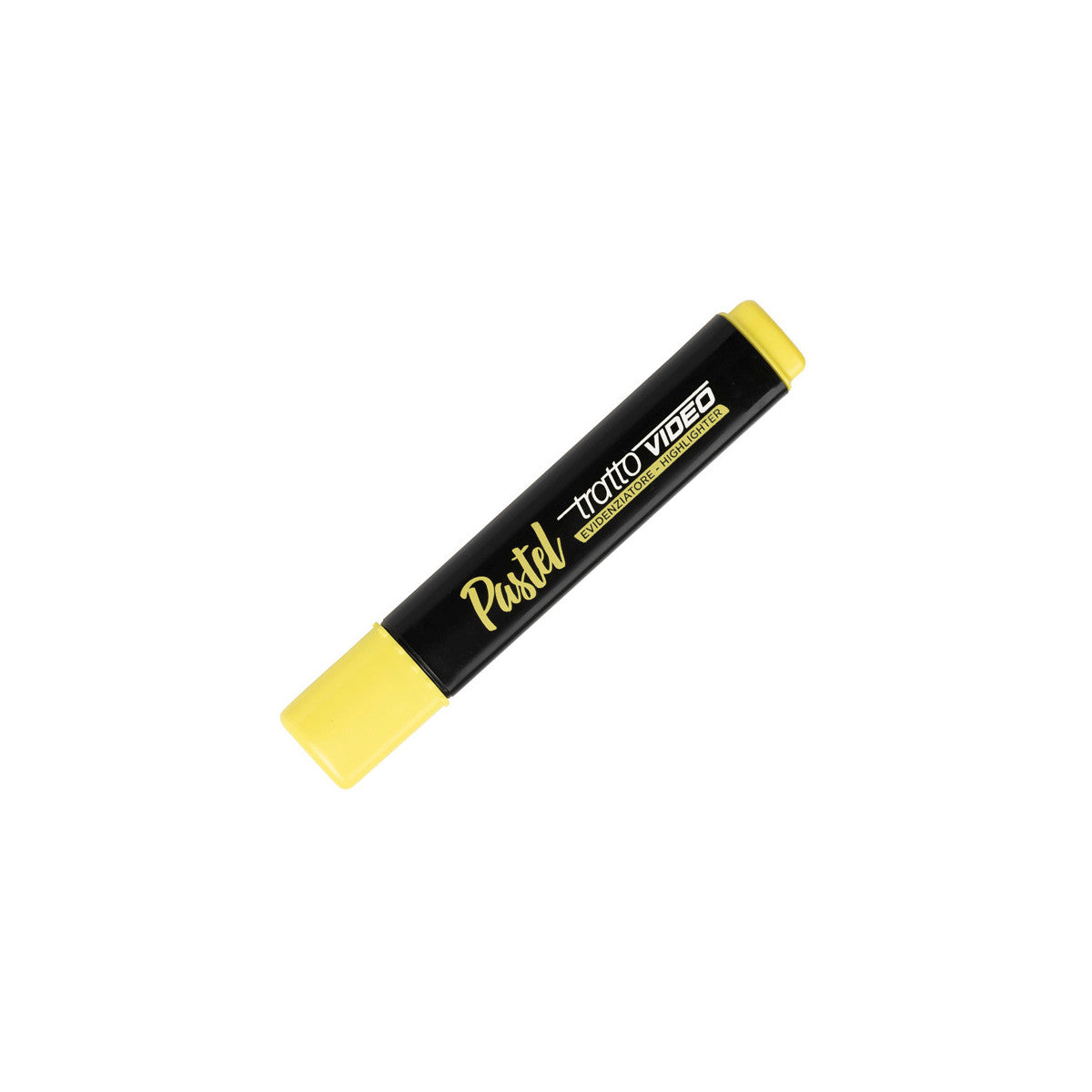Evidenziatore Tratto Video Pastel Giallo Limone Punta a Scalpello 1-5 mm