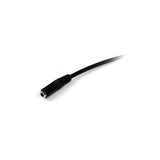 StarTech.com 2m 3.5mm/3.5mm cavo audio Nero