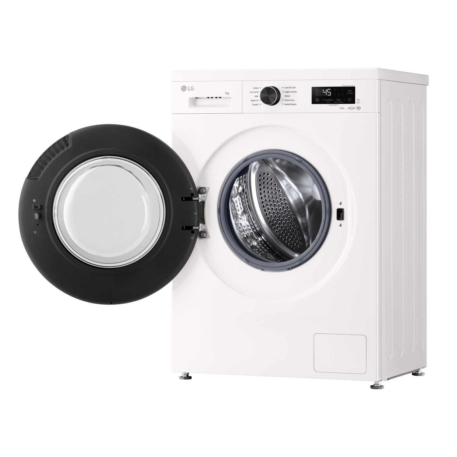 LG F2NX10S7NWB Lavatrice Slim 7 kg Classe A Ivory White