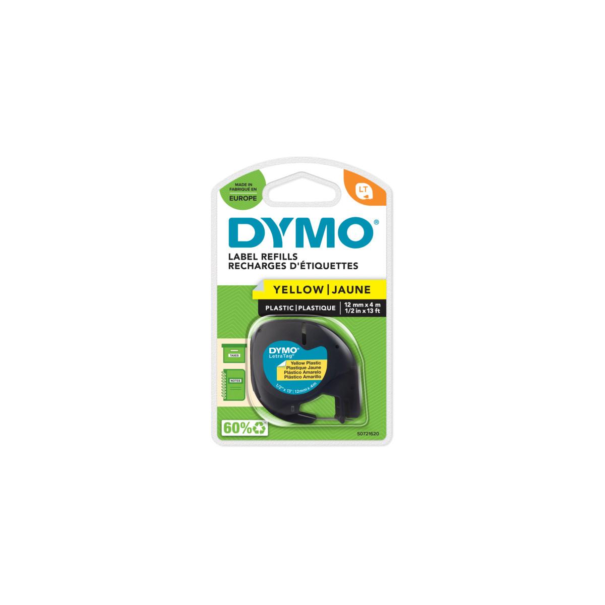 DYMO S0721620 nastro per etichettatrice Nero su giallo