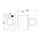 Whirlpool Asciugatrice a libera installazione - C WD R48M WBS IT