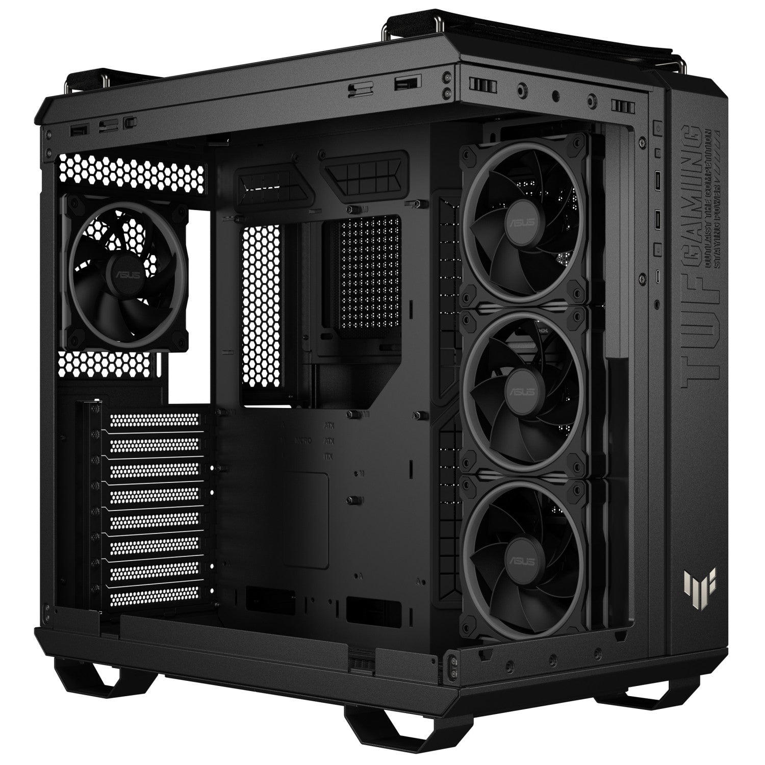 ASUS TUF GAMING GT502 Horizon TG ARGB Black Midi Tower Nero