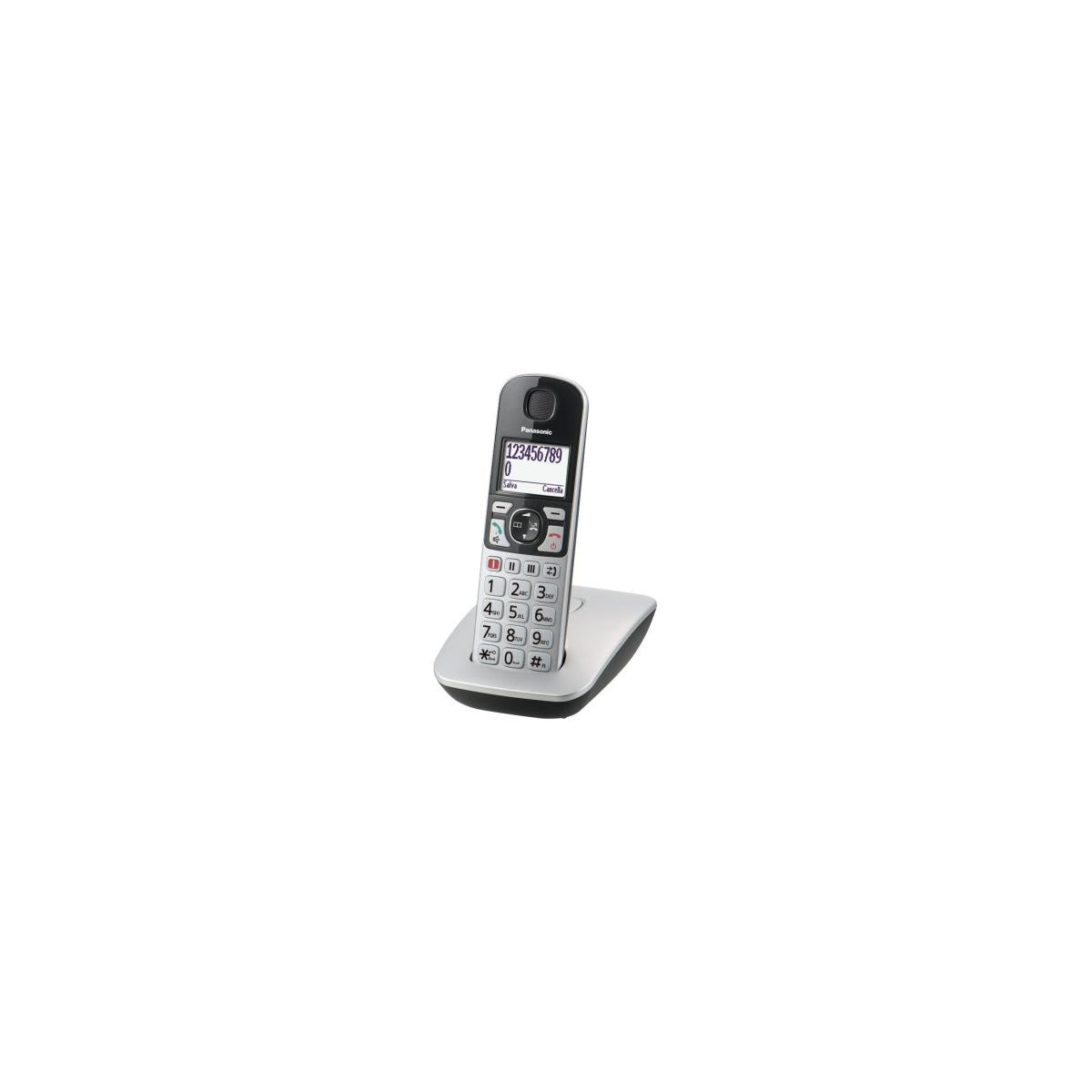 Panasonic KX-TGE510JTS Telefono DECT Identificatore di chiamata Argento telefono