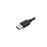 StarTech.com Cavo USB 3.0 Tipo A a Micro B slim - Connettore USB3.0 A a Micro B slim ad angolo sinistro Gen 1 (5 Gbps) - 1m