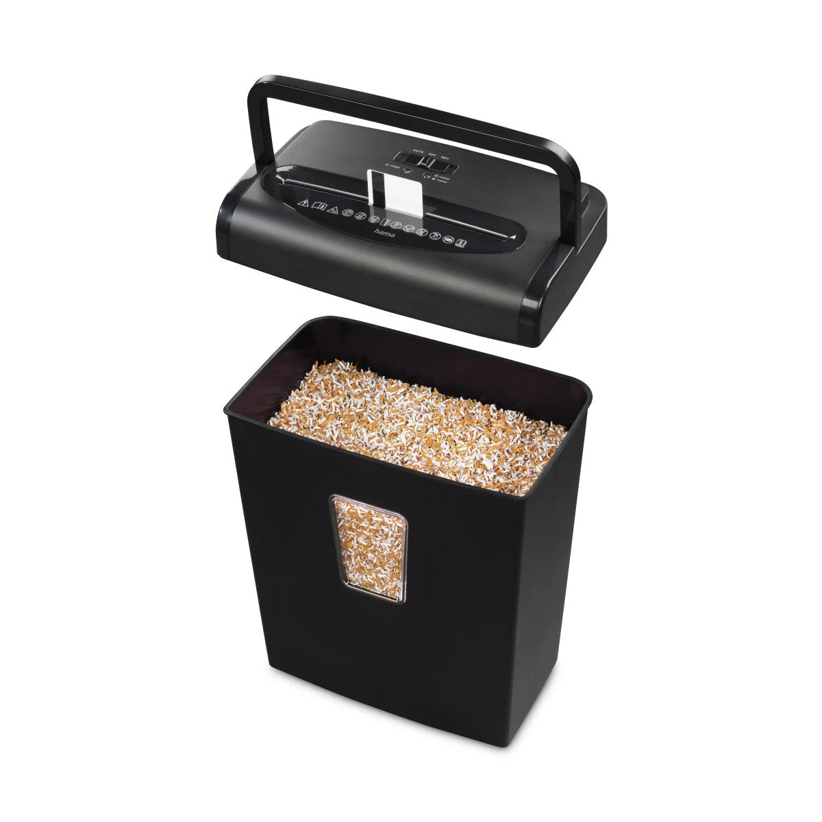 Hama Prime M80 distruggi documenti Taglio a frammenti 68 dB 22 cm Nero