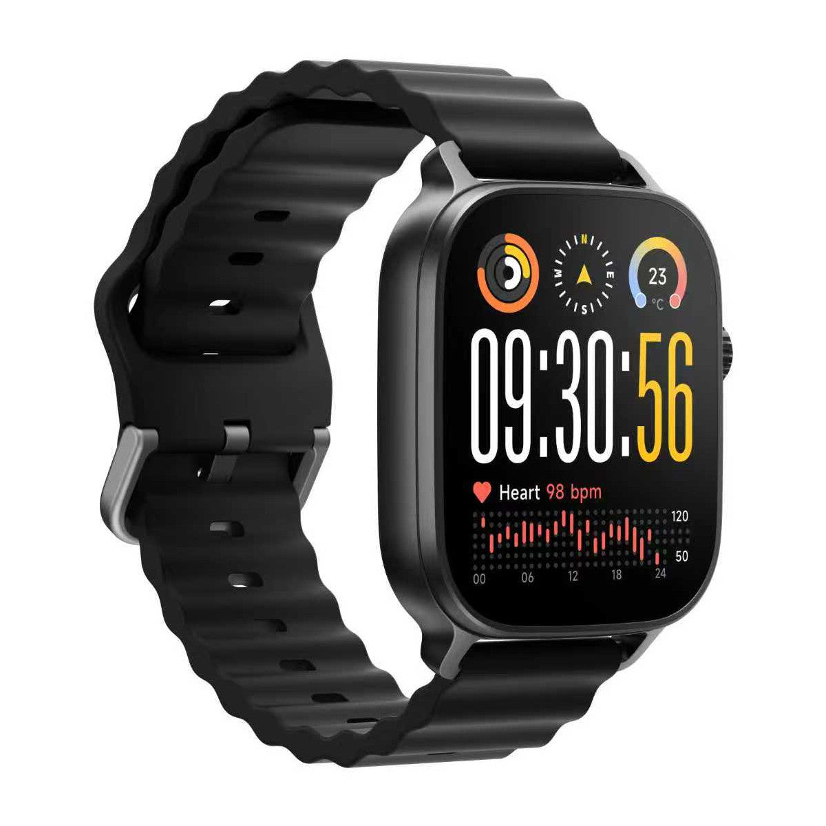 realme Watch 5 5 cm (1.97") AMOLED Digitale 390 x 450 Pixel Touch screen Nero GPS (satellitare)