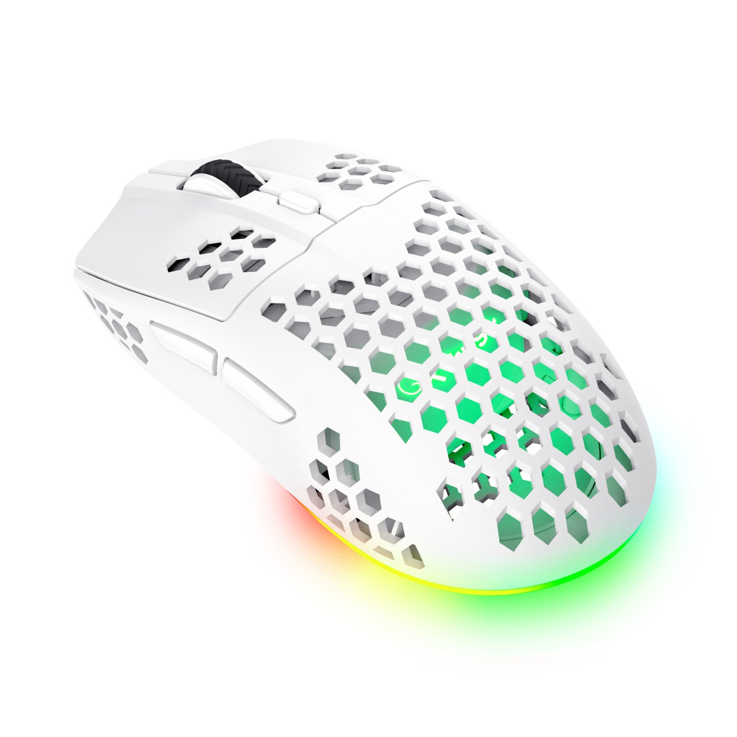 Trust GXT 929 Helox mouse Giocare Mano destra RF Wireless Ottico 4800 DPI Bianco