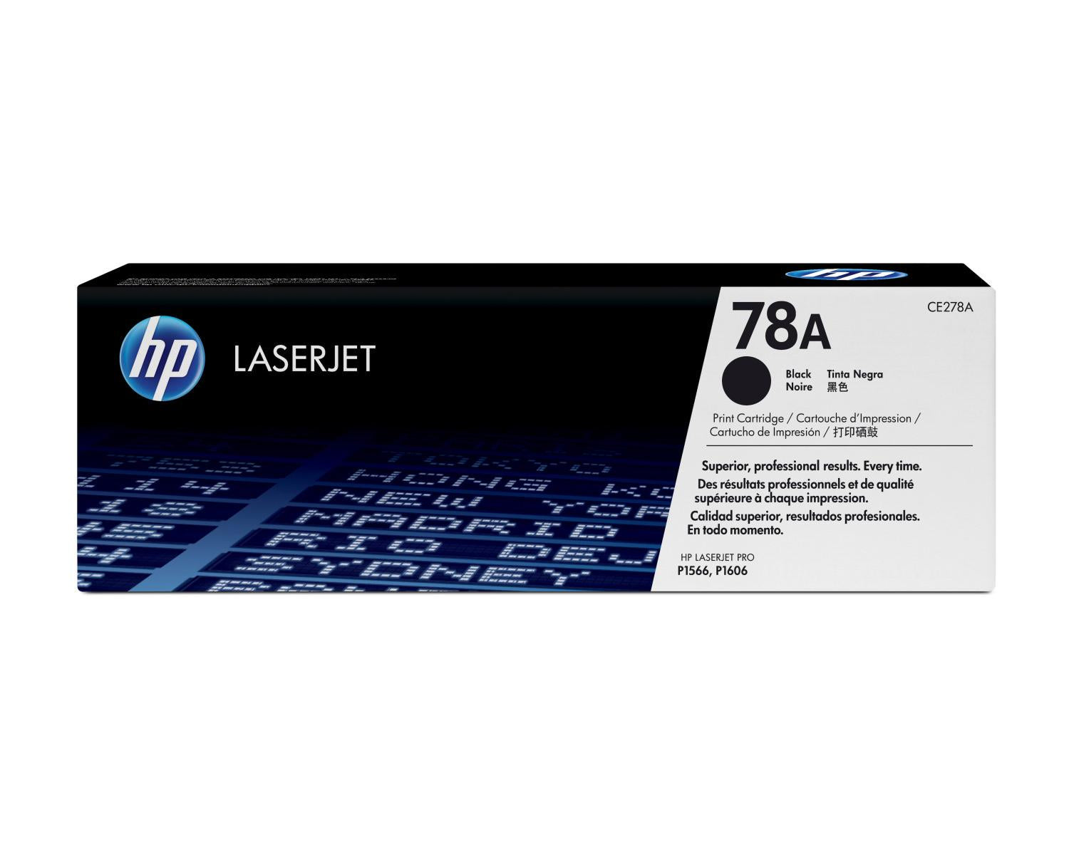 HP 78A Black Original LaserJet Toner Cartridge Cartuccia Toner 1 pz