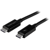 StarTech.com Cavo Thunderbolt 3 da 1m, 20Gbps, 100W PD, 4K, Certificato Thunderbolt, Compatibile con Thunderbolt 4/USB 3.2/DP Alt Mode/USB4