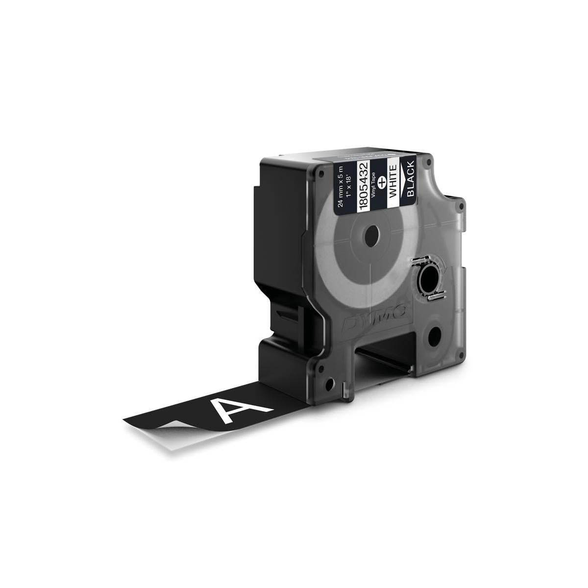 DYMO 1805432 nastro per etichettatrice Bianco su nero