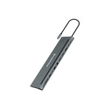 Conceptronic DONN17G replicatore di porte e docking station per laptop Cablato USB 3.2 Gen 1 (3.1 Gen 1) Type-C Grigio