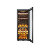 Haier Wine Bank 50 Serie 5 HWS79GDG Cantinetta vino con compressore Libera installazione Nero 79 bottiglie