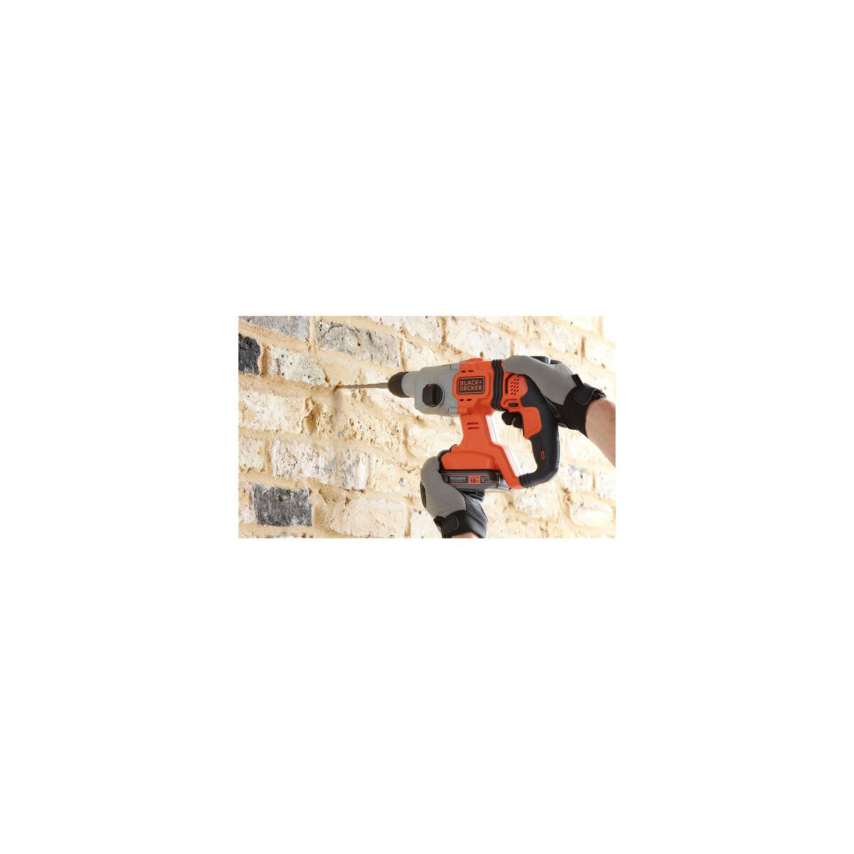 Black e Decker BCD900B-XJ trapano 1880 Giri/min SDS-plus Nero, Arancione