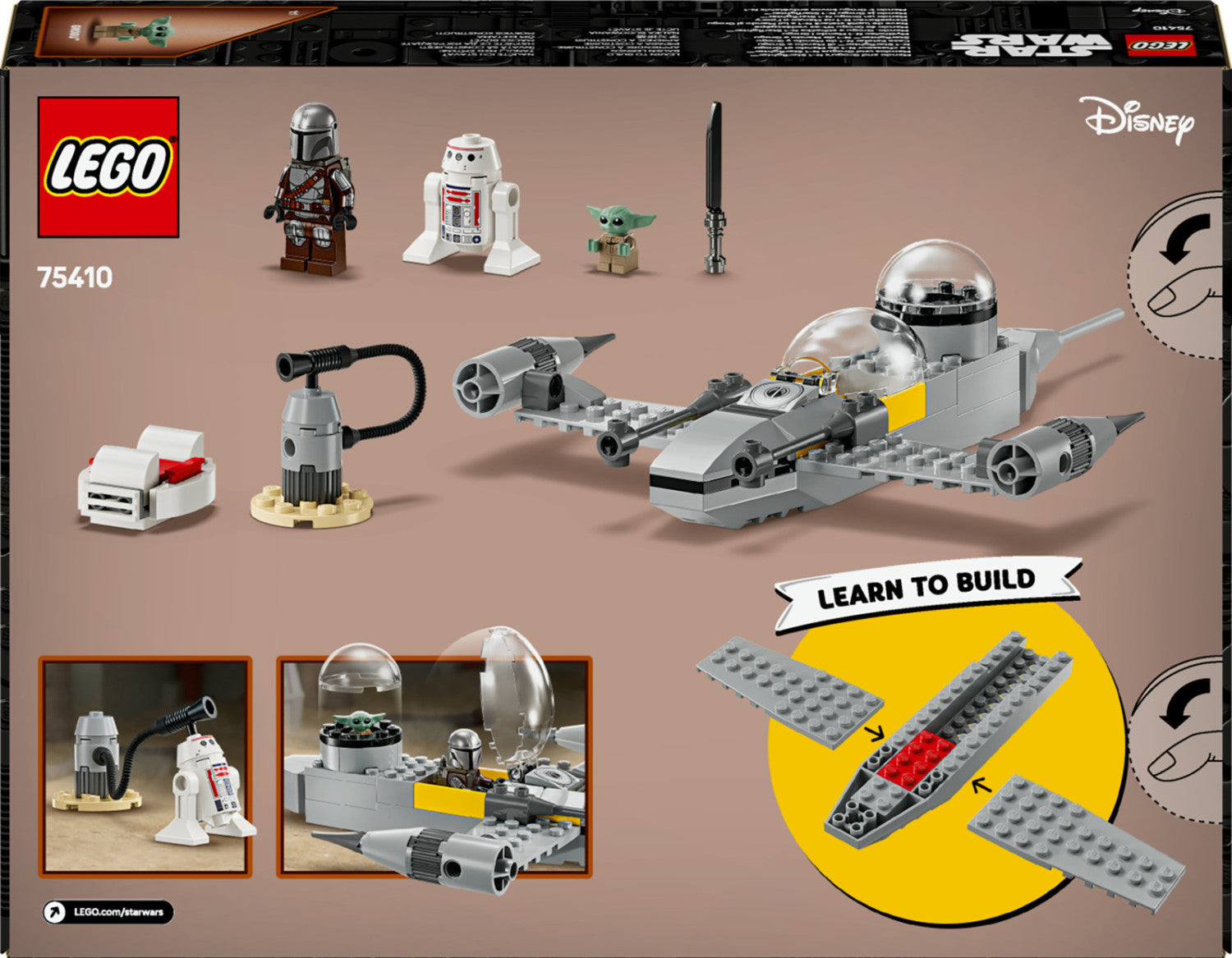 LEGO Star Wars N-1 Starfighter di Mando e Grogu 75410 Set 92 Pezzi 4 Anni