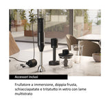 Haier I-Master Series 5 Frullatore a immersione I-Master Serie 5 Nero, 3 lame in acciaio inox, becher 0,9 L, Accessoriato Venduto come Grado C 8059019065465