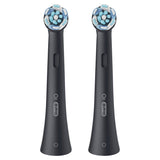 Oral-B Testine di Ricambio iO Series Ultimate Clean Black, testine rotonde di ricambio originali, con setole CrissCross per pulizia e rimozione della placca avanzate e in profondità, 2