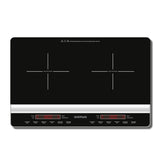 G3 Ferrari Dinamiko Duo Nero Superficie piana 56 cm Piano cottura a induzione 2 Fornello(i)