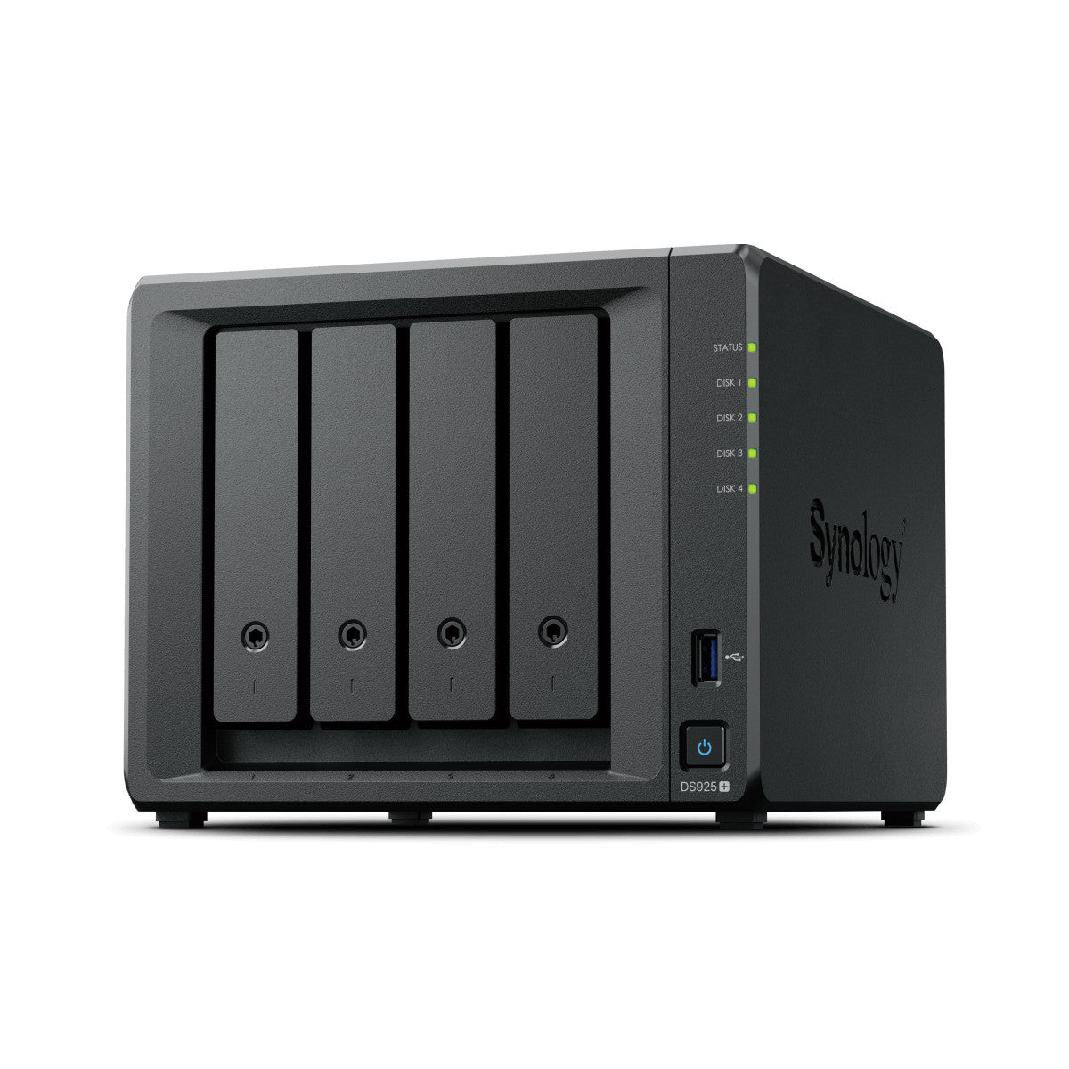 Synology DiskStation DS925 server NAS e di archiviazione Ryzen Embedded V1500B 4 GB DDR4 0 TB Nero