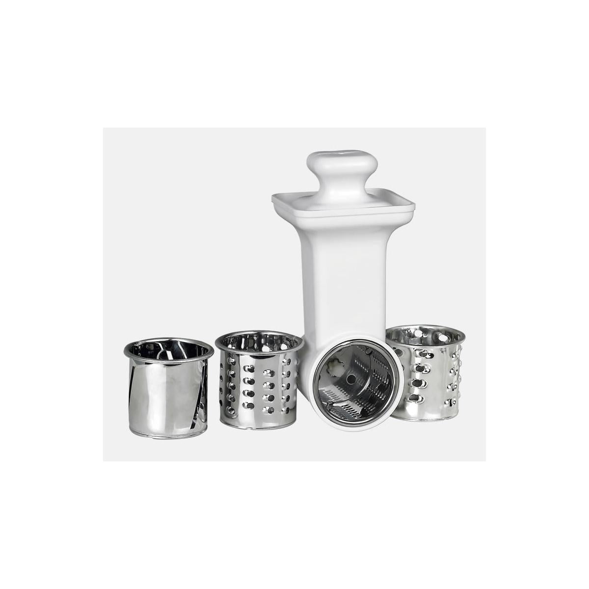 Rgv Duetto Plus Tritacarne Passapomodoro Grattugia 500 W Bianco Acciaio