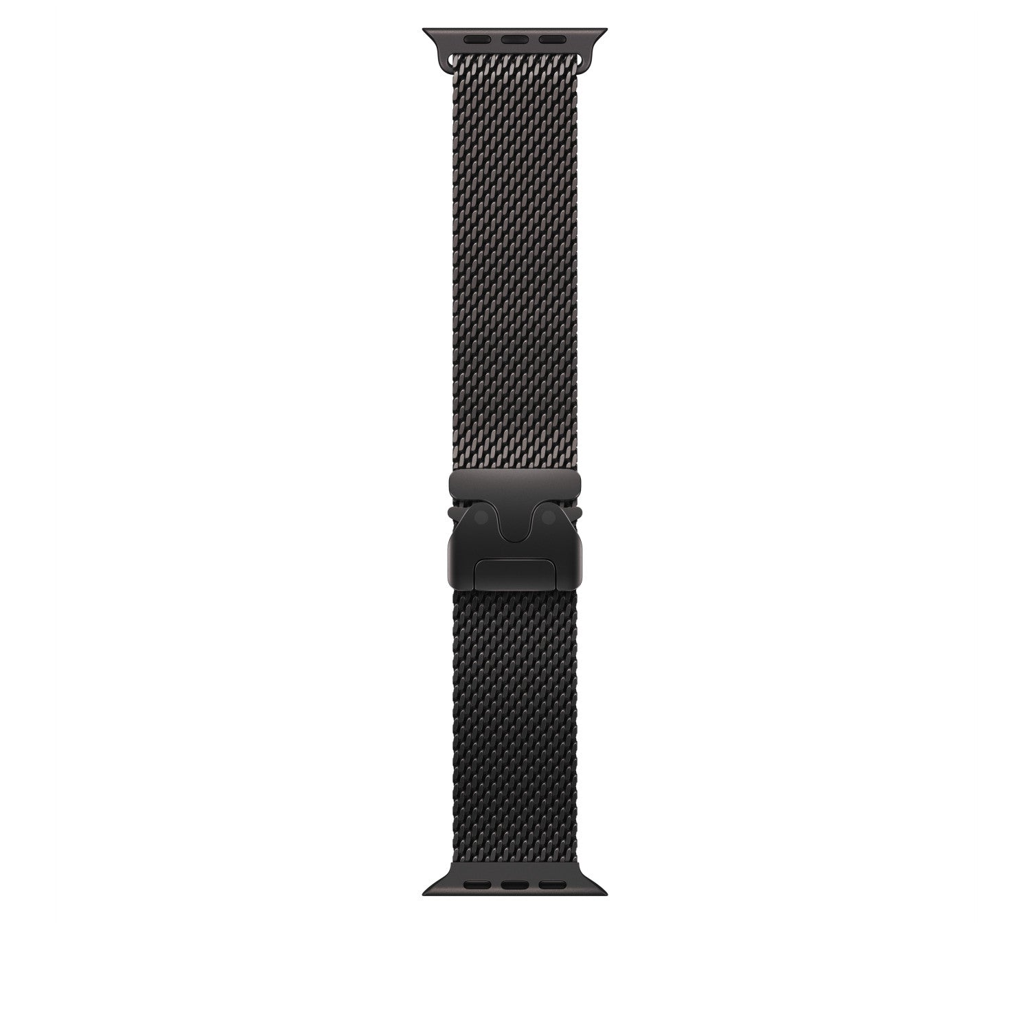 Apple Loop in maglia milanese in titanio nero (49 mm) - Large