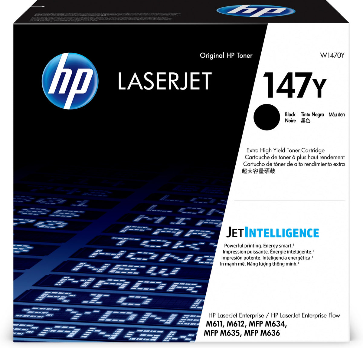 HP 147Y Extra High Yield Black Original LaserJet Toner Cartridge Cartuccia Toner 1 pz