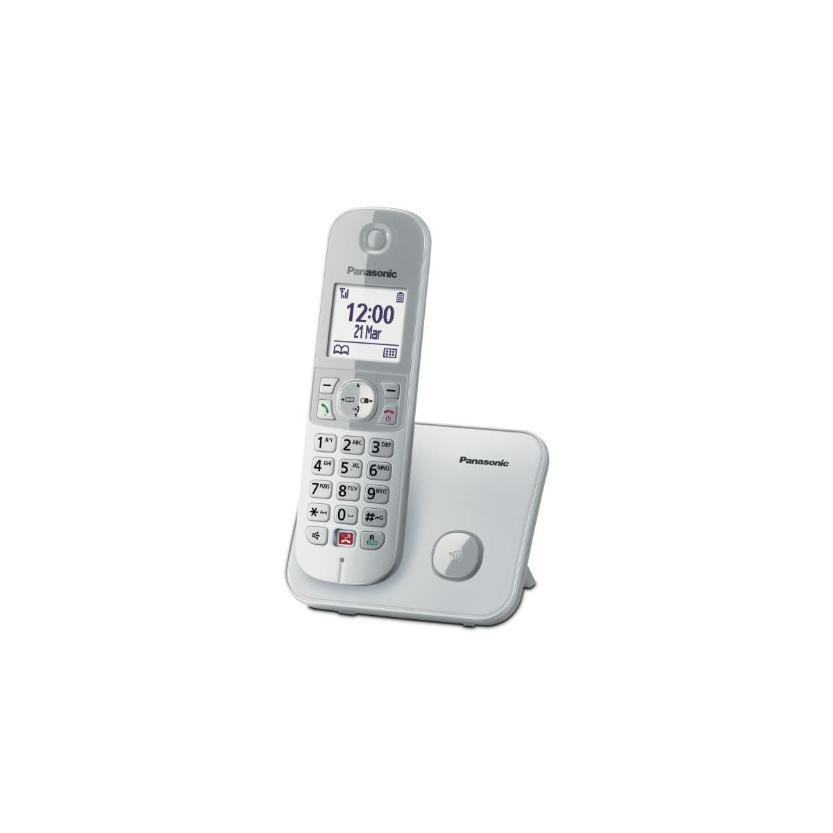 Panasonic KX-TG6851JTS telefono Telefono DECT Identificatore di chiamata Argento