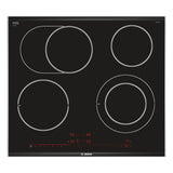Bosch Serie 8 PKN675DP1D piano cottura Nero, Acciaio inox Da incasso Ceramica 4 Fornelli