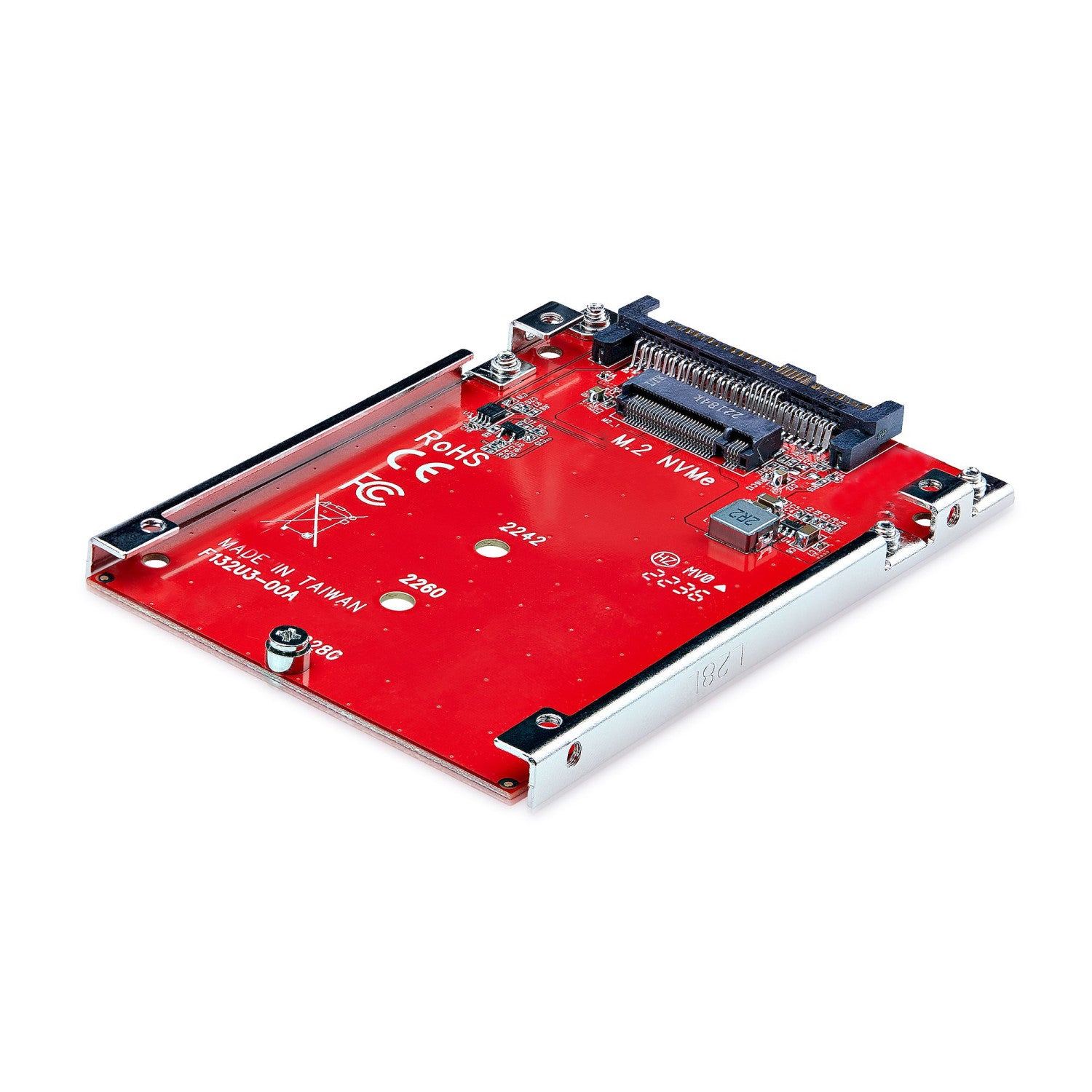 StarTech.com Adattatore SSD M.2 a U.3, Per Unità M.2 PCIe NVMe, Adattatore/convertitore host PCIe M.2 a U.3 da 2,5" (SFF-TA-1001), conforme a TAA - Formato unità da 2,5"
