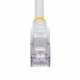 StarTech.com Cavo Ethernet CAT8 bianco da 1m, RJ45 Snagless, 25G/40G, 2000MHz, 100W PoE , S/FTP, cavo lan in rame puro 26AWG, LSZH, cavo patch di rete schermato con rilievi di trazione, testato individualmente