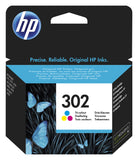 HP 302 Tri Color Original Ink Cartridge Cartuccia d'Inchiostro 1 pz Resa Standard Ciano Magenta Giallo