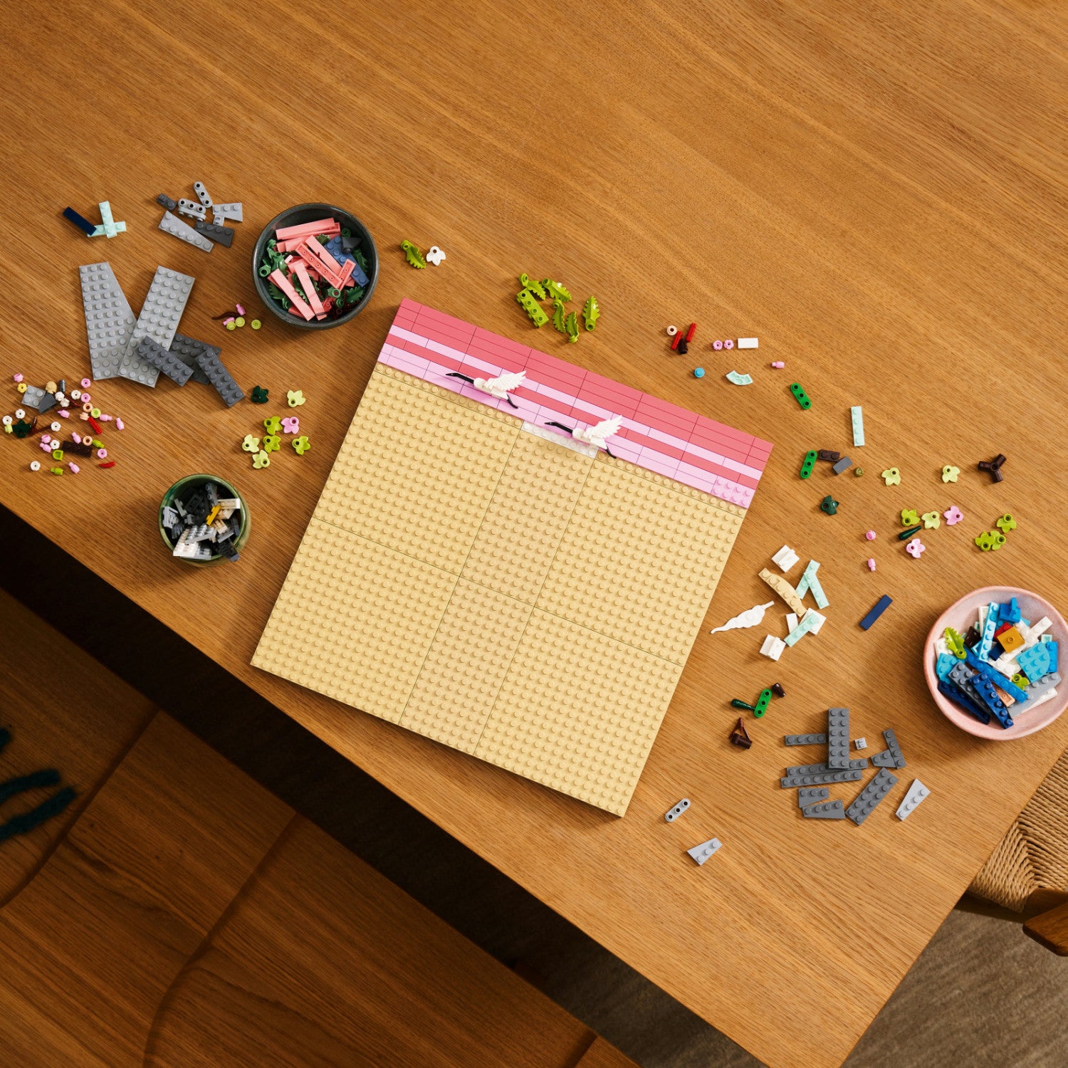 LEGO Art Paesaggio Giapponese con Ciliegi Fioriti 31218 Set da Costruzione per Adulti 1892 Pezzi