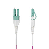 StarTech.com Cavo in fibra ottica multimodale da 15m LC a LC (UPC) OM4 Viola Erica, 50/125 µm, 40G/100G, LOMMF/VCSEL, cavo in fibra Uniboot, certificato OFNR Riser