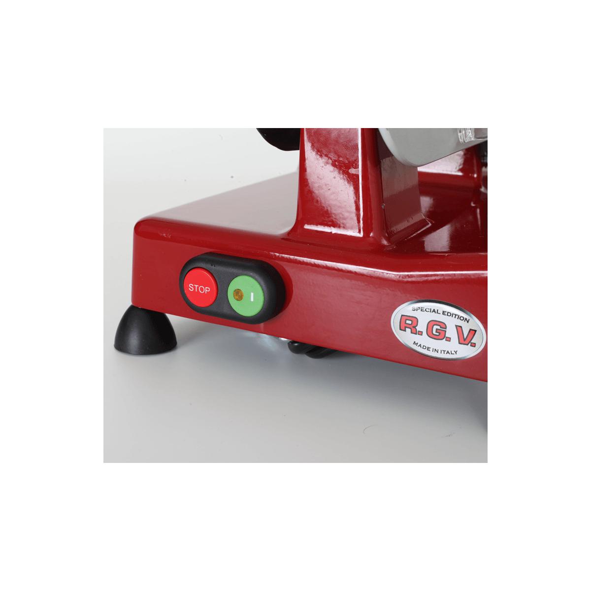 RGV Luxor 22 affettatrice Elettrico 120 W Rosso, Argento Alluminio