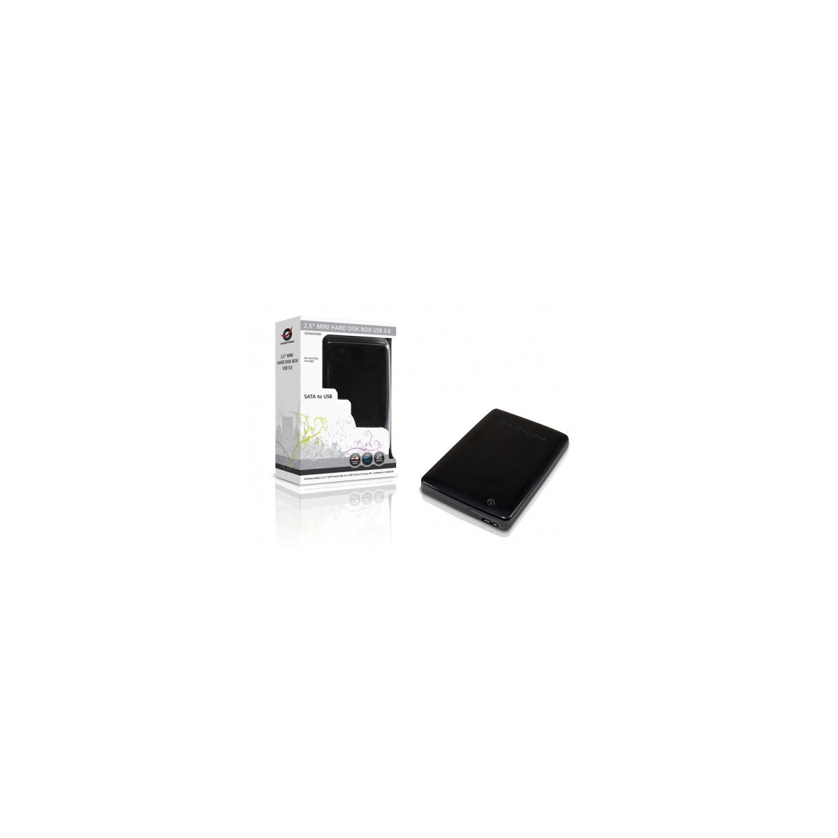 Conceptronic 2,5" Harddisk Box Mini USB 3.0