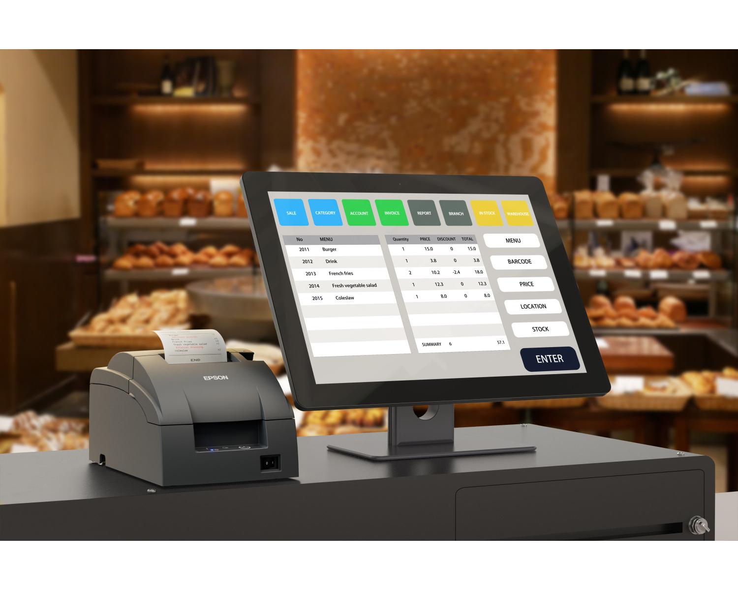Epson TM-U220IIB (102) Cablato Matrice di punti Stampante POS