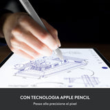 Logitech Crayon Penna Pencil Touchscreen per Apple Ipad Argento