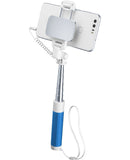 Cellularline Total View - Universale Asta per selfie con specchio girevole