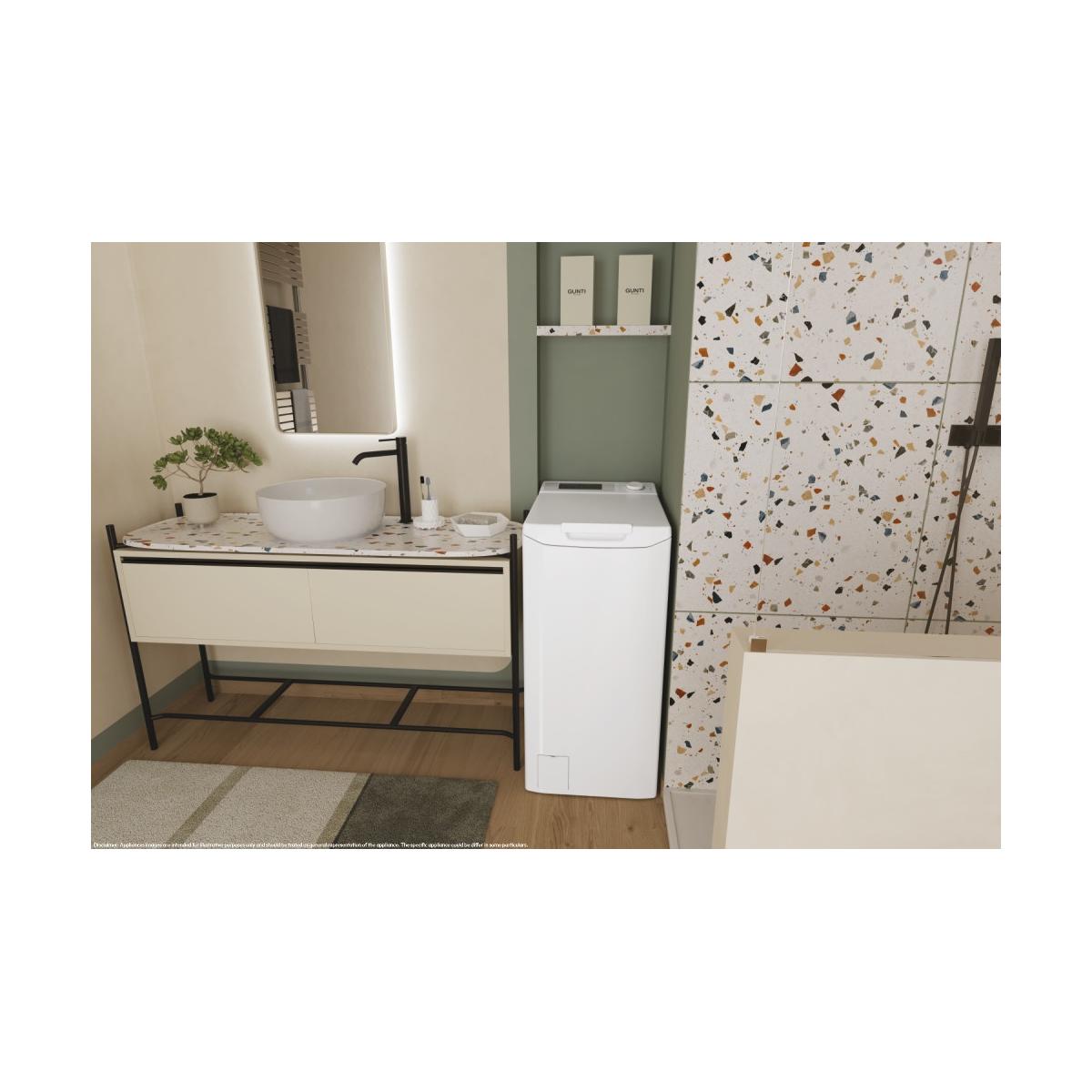 Candy TCA283D2-S lavatrice Caricamento dall'alto 8 kg 1200 Giri min Bianco