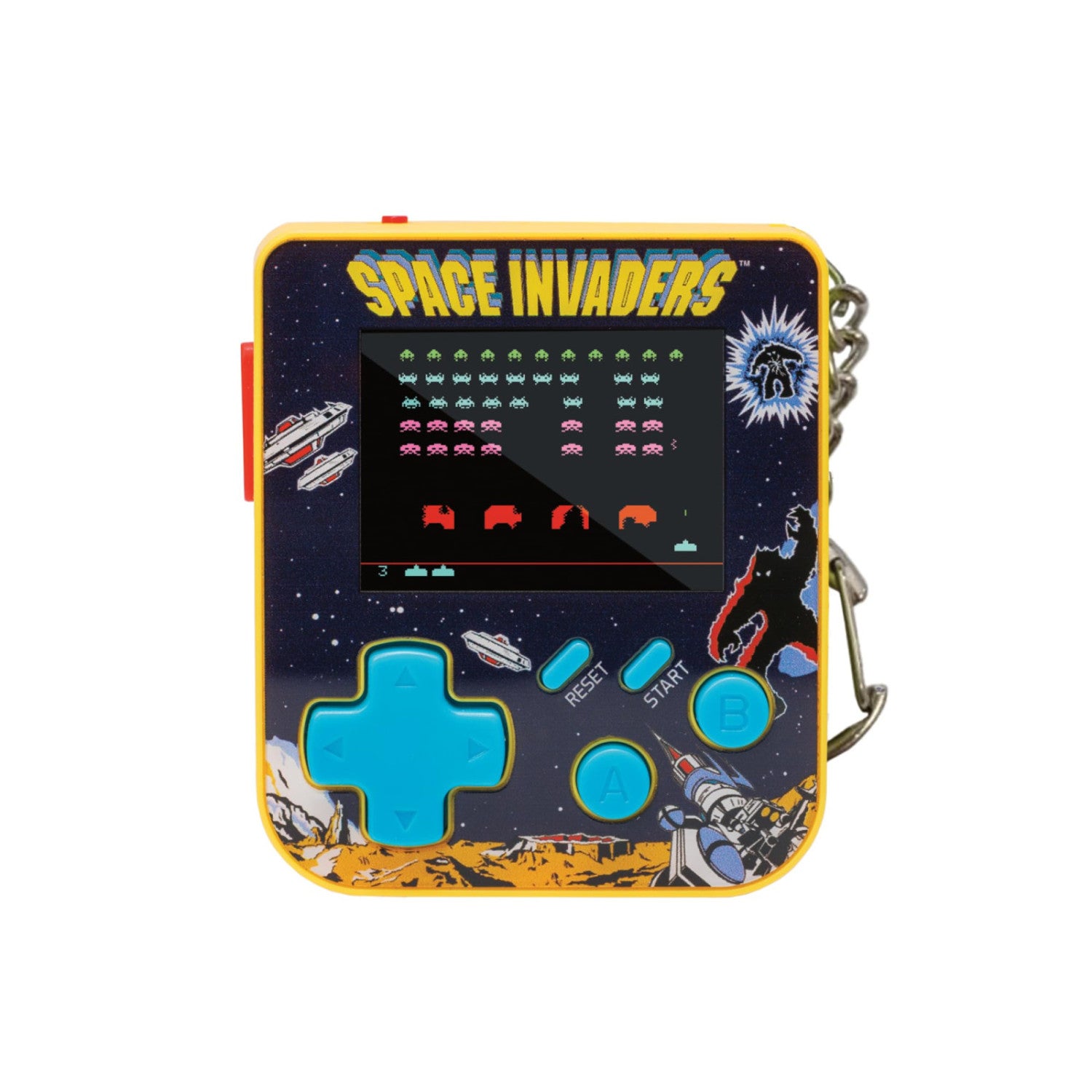 Blaze Entertainment HMT Super Micro Space Invaders Keychain Gamer