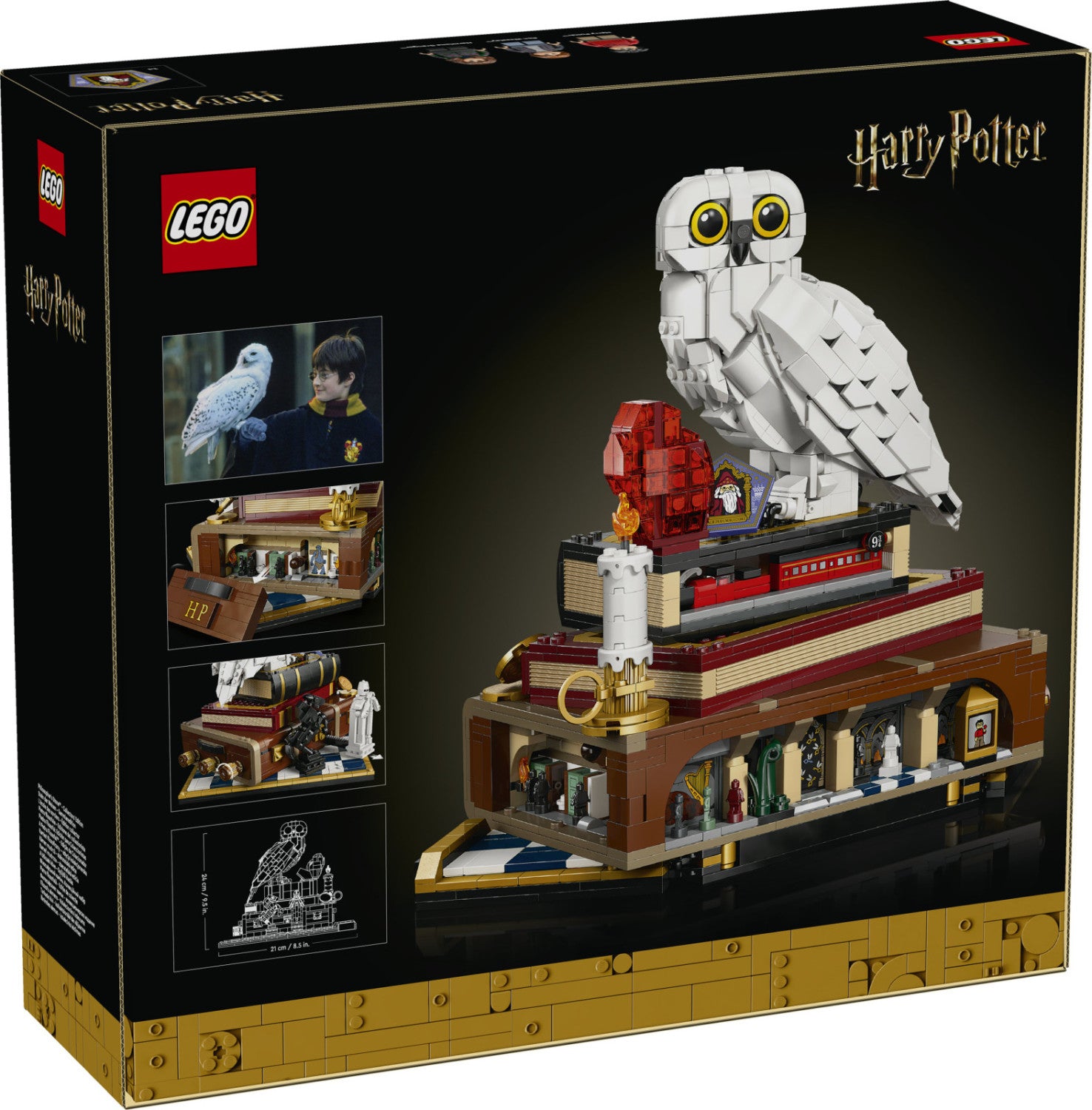 LEGO Harry Potter Pietra Filosofale Edizione del Collezionista 76466 set da costruzione 1571 pezzi per adulti