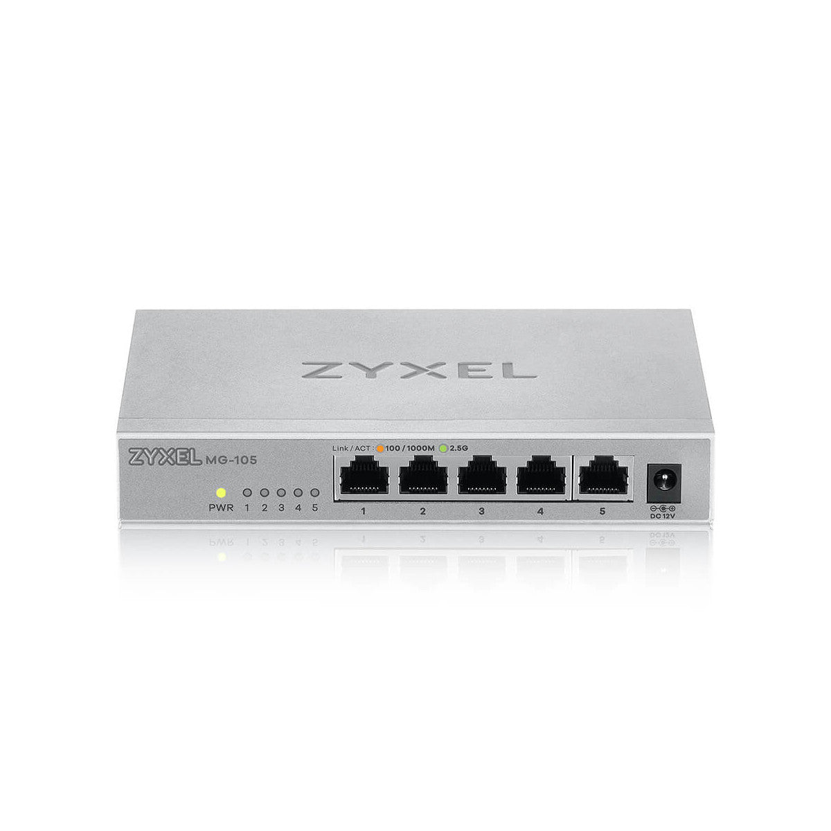 Zyxel XMG-105 Non gestito 2.5G Ethernet (100/1000/2500) Grigio