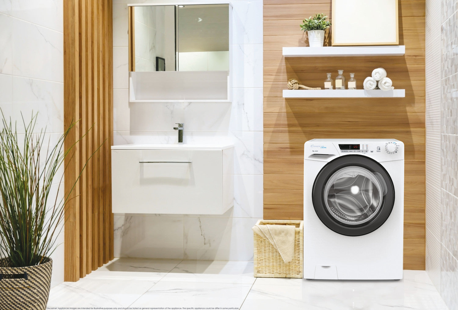 Candy Ultra HCU1292DWB4/1-S lavatrice Caricamento frontale 9 kg 1200 Giri/min Bianco