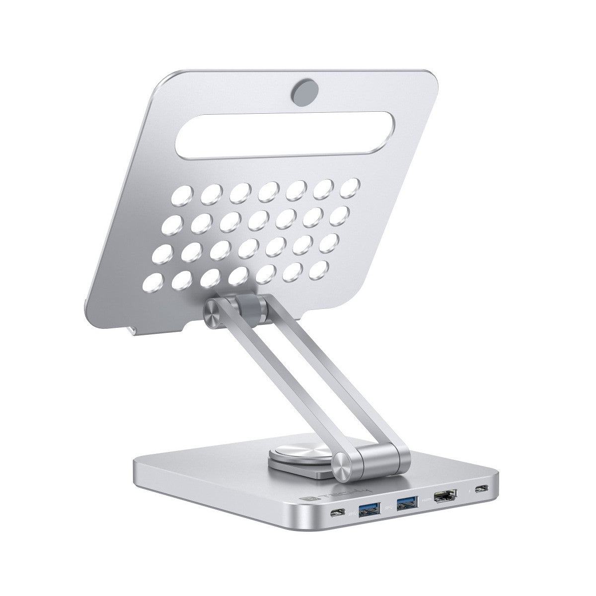 Techly Supporto per Tablet Hub Docking Station USB-C 8 in 1