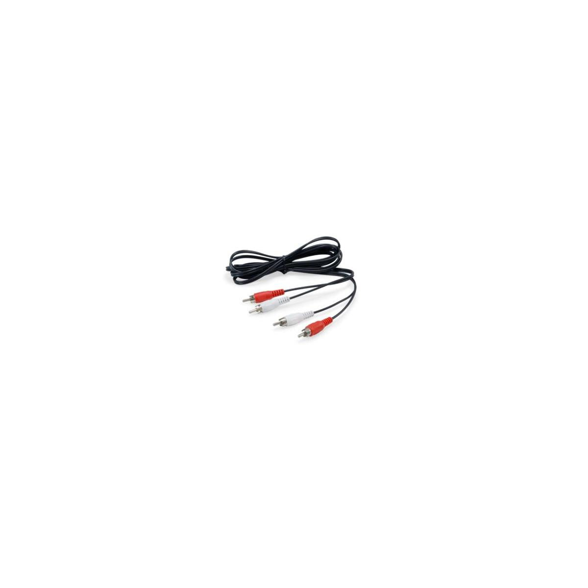 Equip 147094 cavo audio 2,5 m 2 x RCA Nero