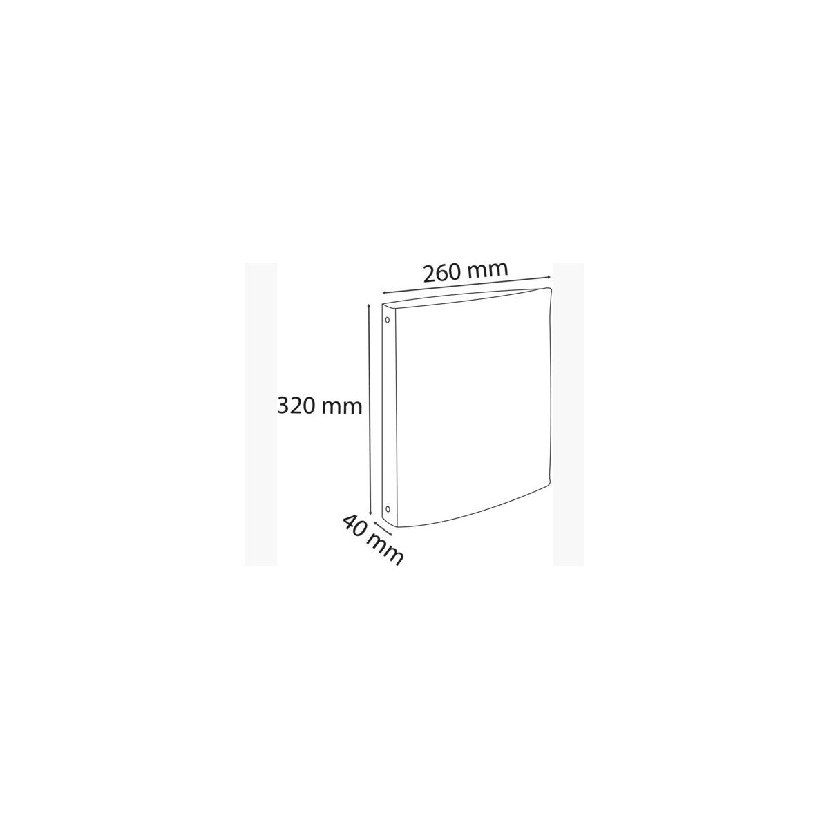 Exacompta 51471E raccoglitore ad anelli A4 Blu