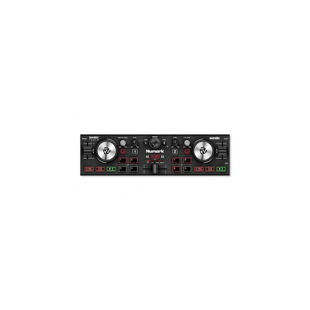 Numark DJ2GO2 Touch 2 canali Nero