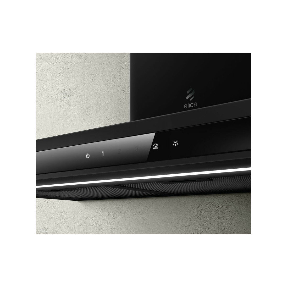 Elica ADELE BL MAT/A/90 Cappa aspirante a parete Nero 770 m³/h