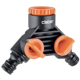 Claber Presa A Due Vie Con Rubinetti Indipendenti 3/4"-1/2" Art. 8599