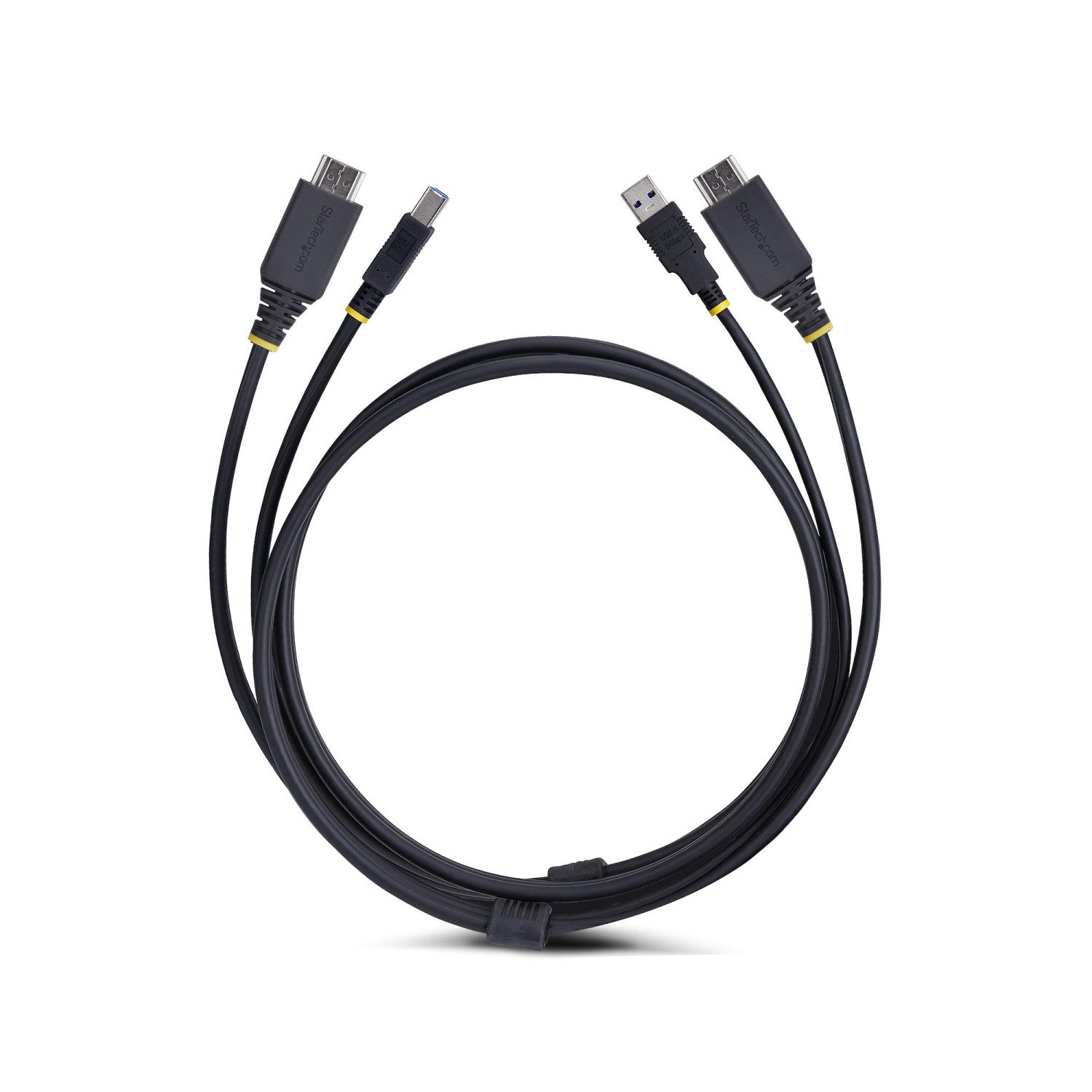StarTech.com Cavo KVM HDMI e USB 5Gbps da 3m, Cavo Combinato HDMI 2.0 4K 60Hz e USB-A 3.0 per Switch KVM