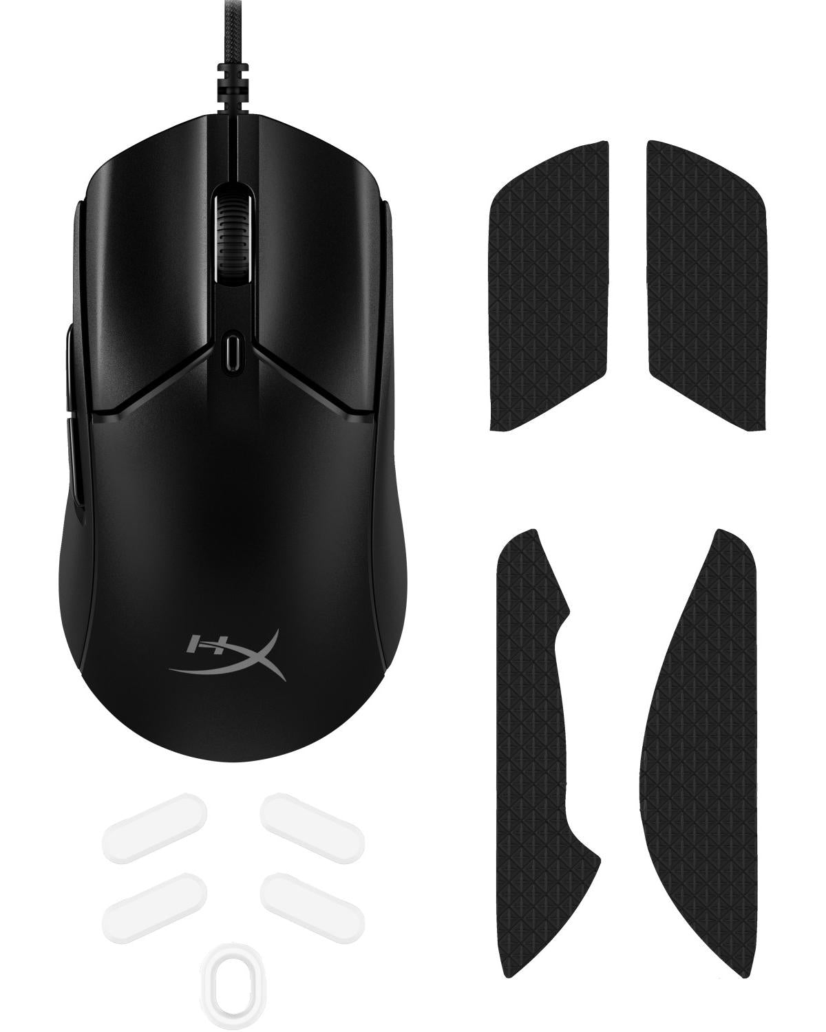 HyperX Pulsefire Haste 2 Mouse da Gaming Nero Black